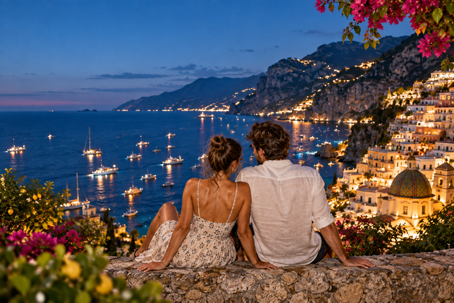Giulia and Bobby travelling together